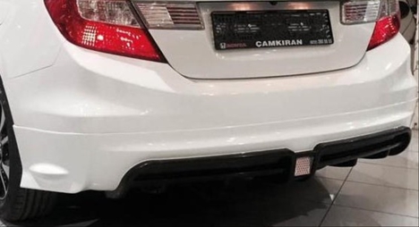 HONDA CIVIC FB7 2012-2015 IÇIN UYUMLU RR ARKA TAMPON TEK CIKISLI